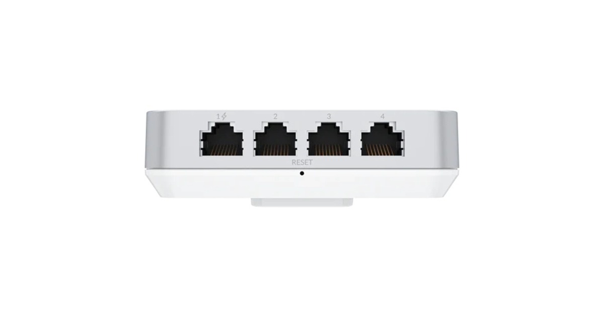 UbiquitiAccess Point U6 In-Wall  (Wit, PoE)