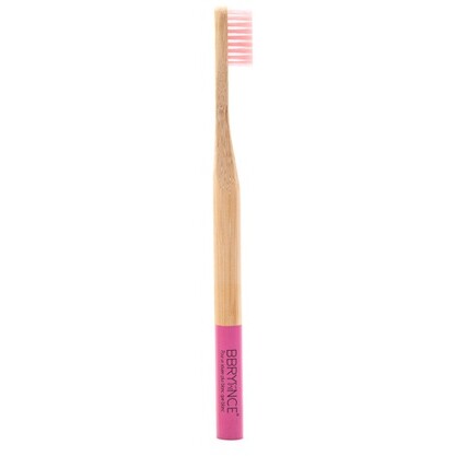 Brosse à dents en bambou - Rose