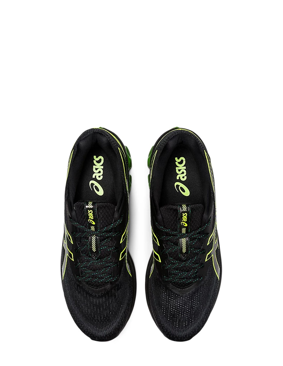 asics sneakers running homme gel-quantum 180 noir/vert