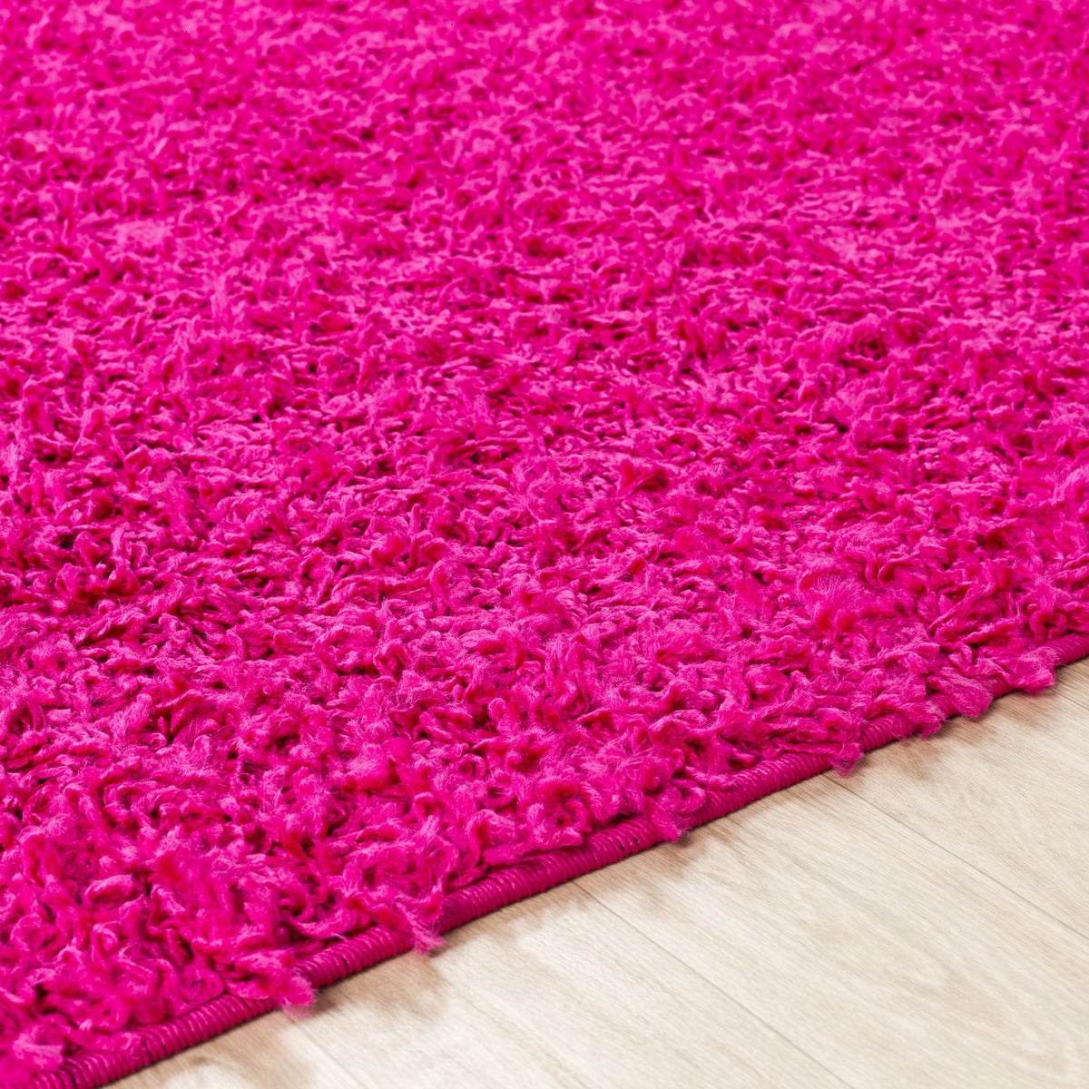 Modern hoogpolig shaggy vloerkleed Fuchsia 80x150 cm LILLY