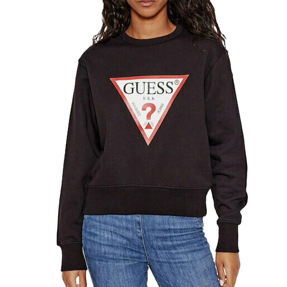 Guess Sweat Noir Femme Guess Original Fleece