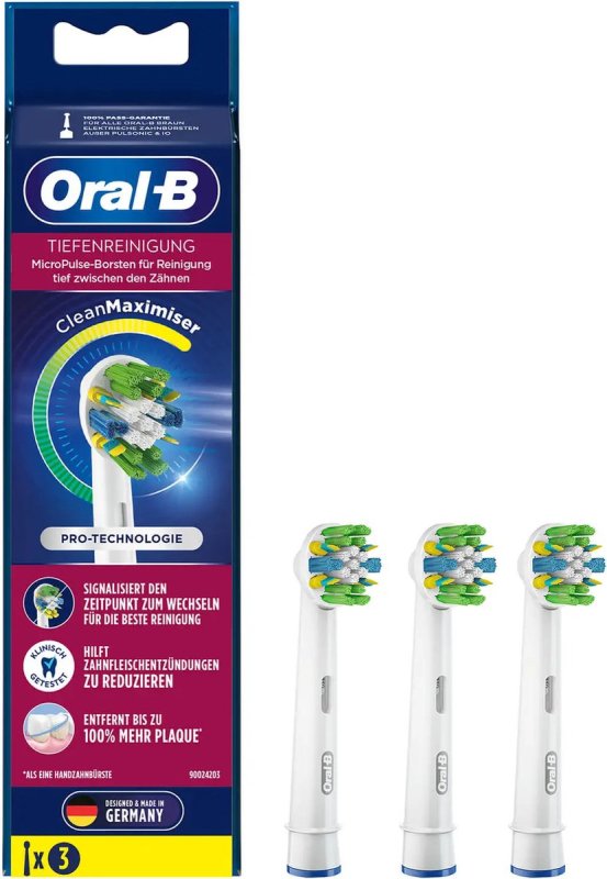 Oral-B Floss Action Opzetborstel 3 Stuks