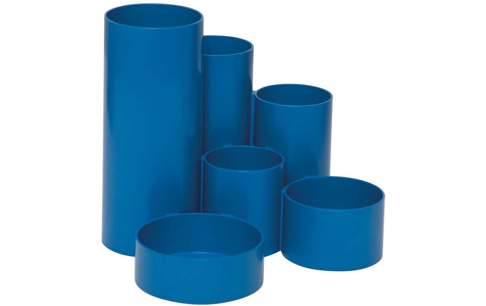 Stifteköcher MAULtubo Recycling BlauFür Ordnung auf dem Schreibtisch