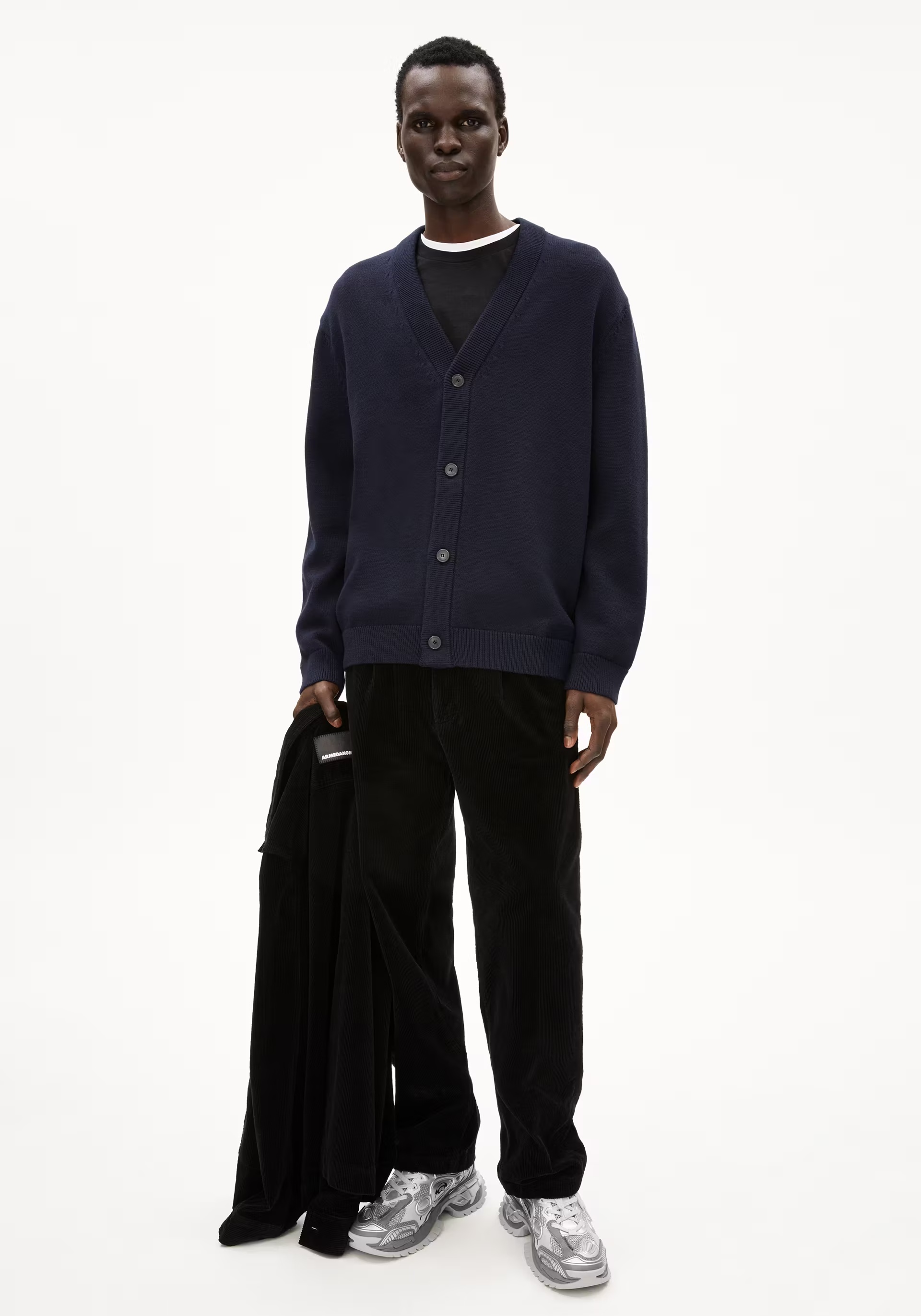 Armedangels Strick-Cardigan Dusaano Night Sky