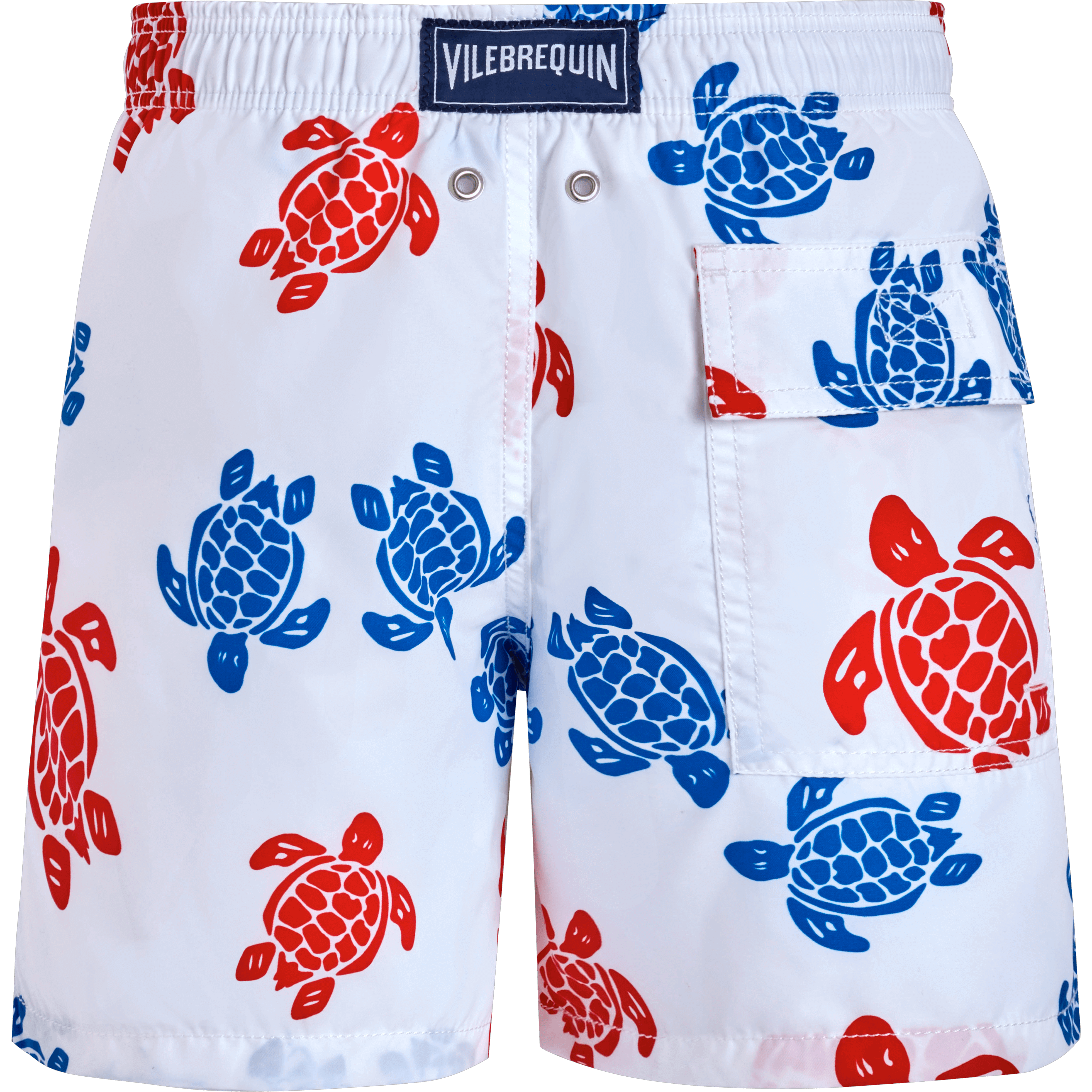 Look Ronde Des Tortue Bleu Blanc Rouge Garçon | Maillots de Bain Garçon Vilebrequin