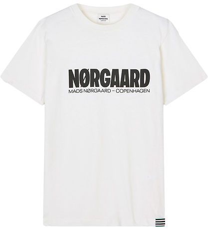 Mads Nørgaard T-Shirt - Bedrucktes Thorlino - Snow White m. Logo