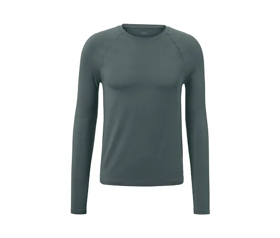 Langarm-Funktionsshirt, dunkelgrün