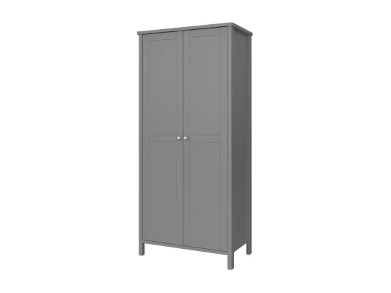 Tromsø armoire de rangement 4 portes gris.