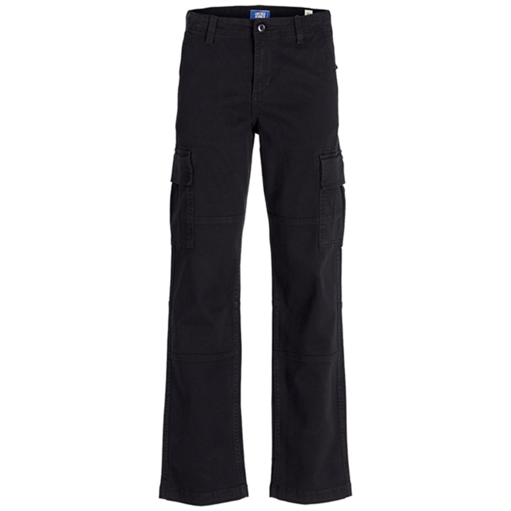 Køb Jack & Jones Junior Black Kane Harlow Cargo Bukser Noos