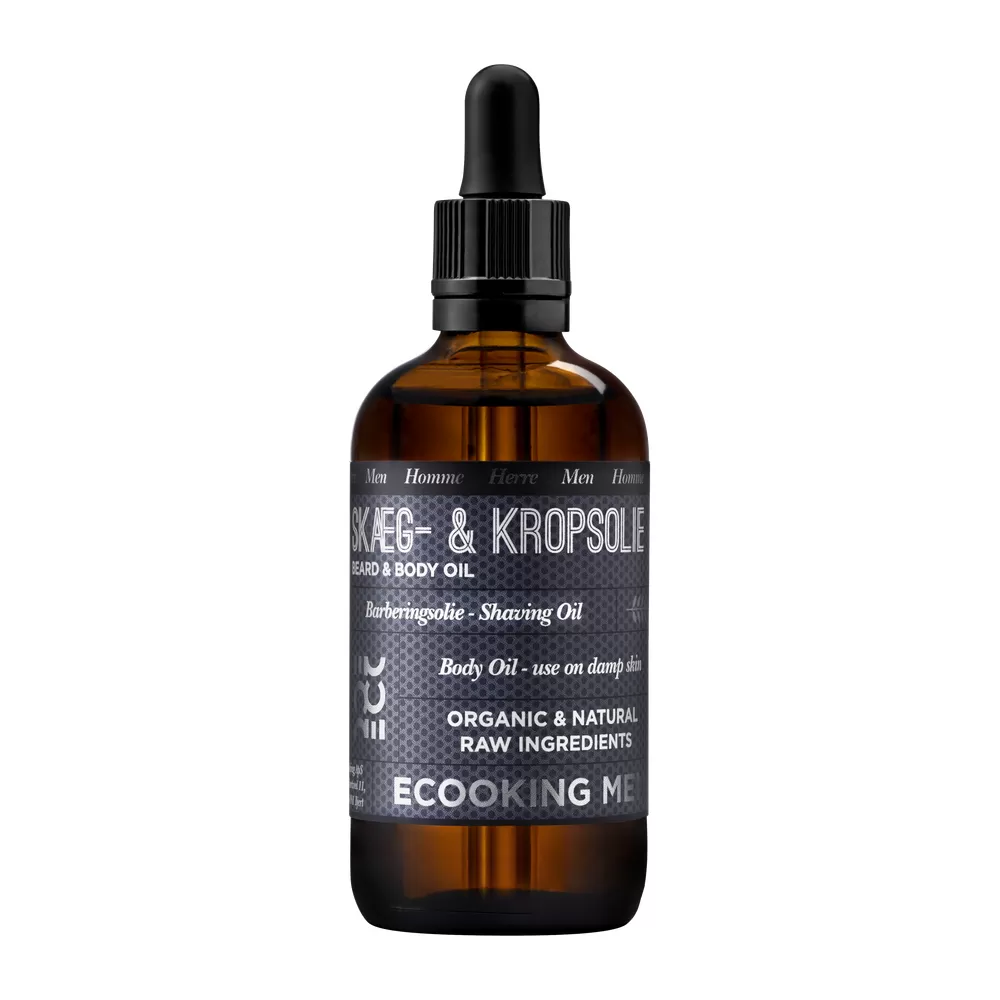 ECOOKING Mand Skæg- og Kropsolie - 100 ml.