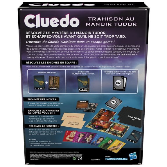 Escape Game Cluedo Trahison au Manoir Tudor
