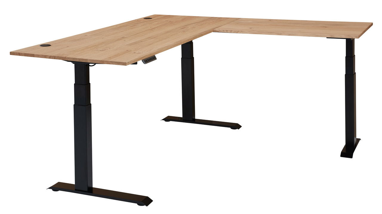 Linea Natura E-Eckschreibtisch Furnier SONOS