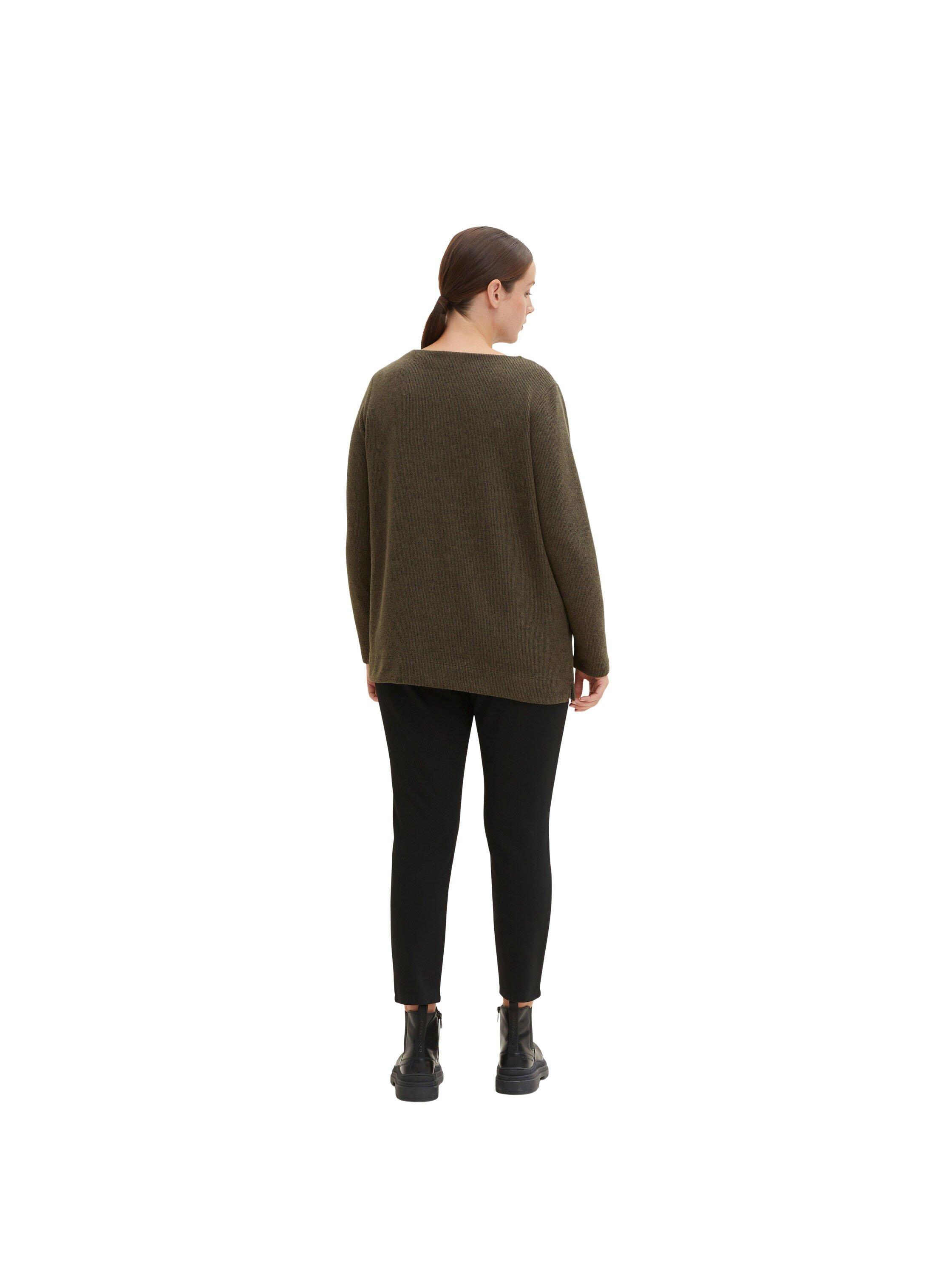 Sweatshirt mit Knopfleiste auf der Schulter