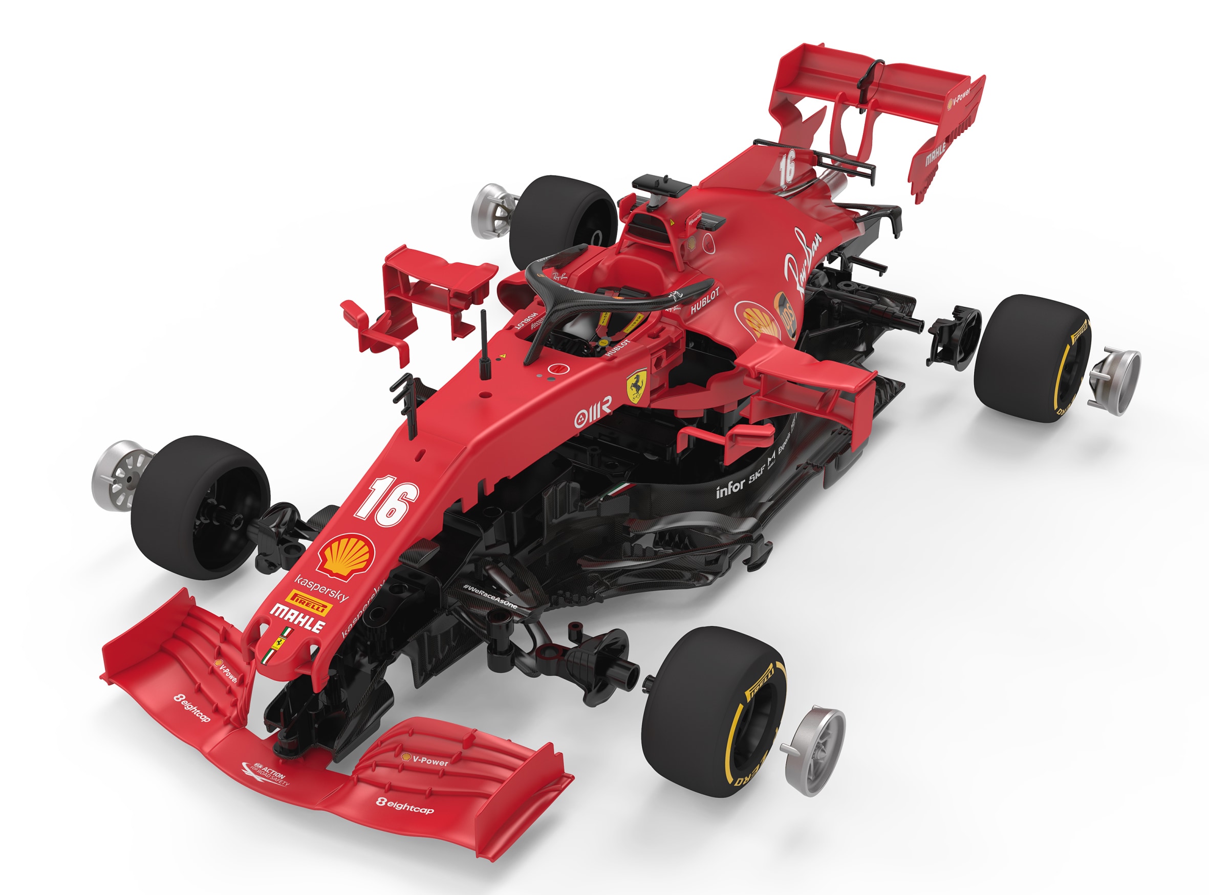 Ferrari SF 1000 1:16 rot 2,4GHz Bausatz