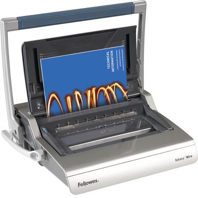 Fellowes Galaxy/Wire - machine à relier / relieuse perforeuse manuelle par anneaux métal - Perfore 15 feuilles - relie 130f
