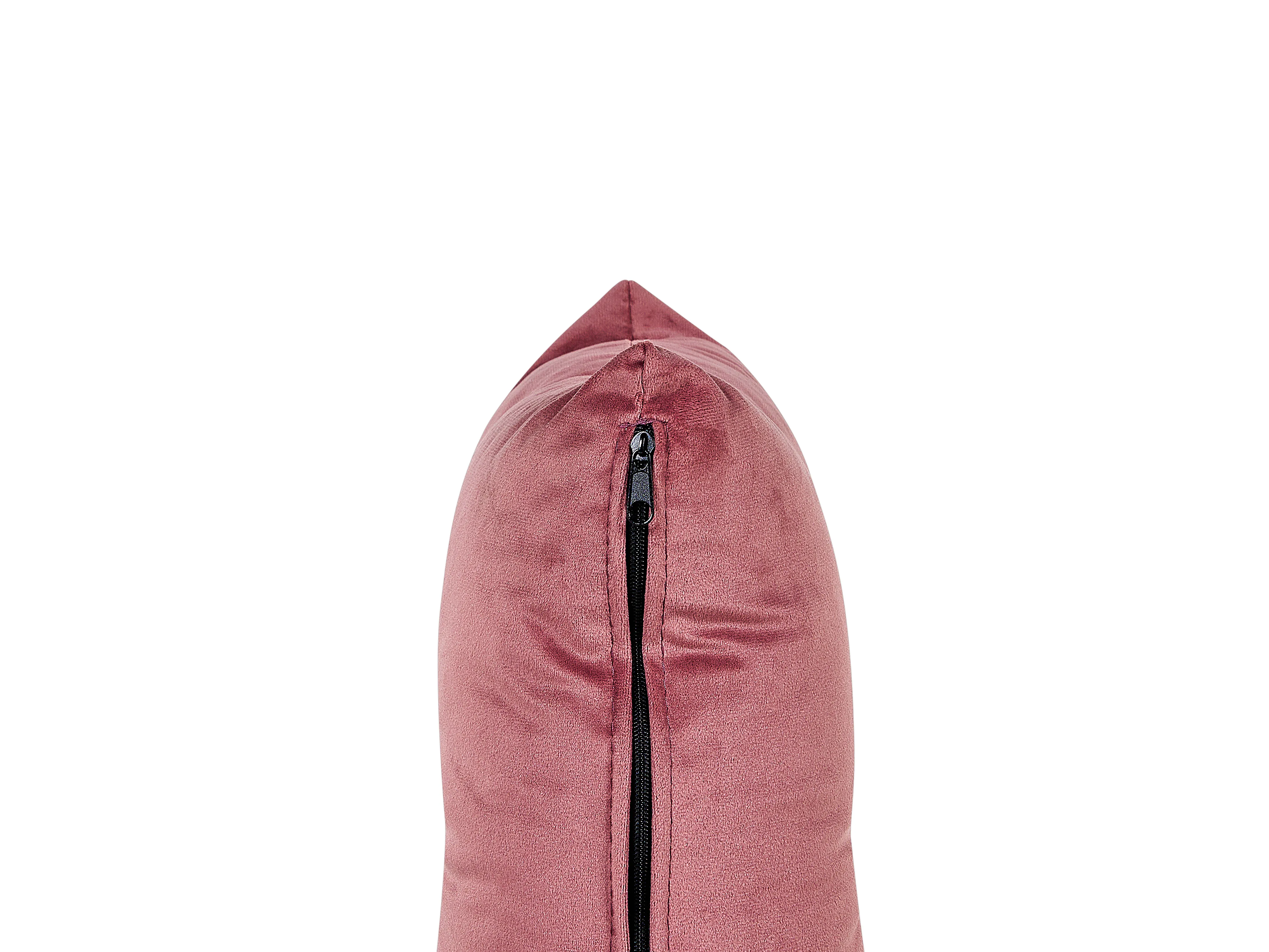 Bankenset 3-zits VESTFOLD Fluweel Roze
