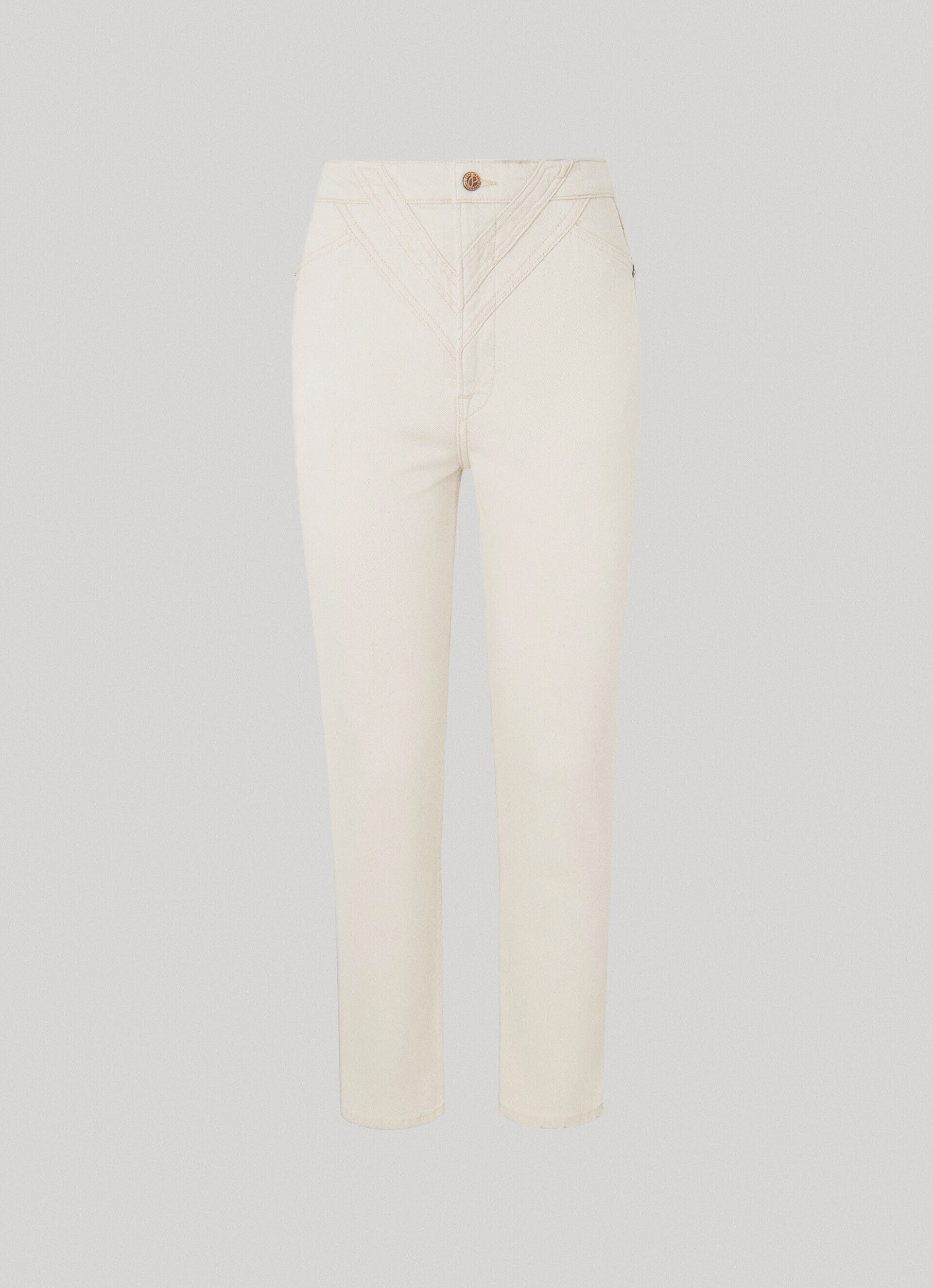 Calça jeans Betty Fit Slim de cintura alta - jeans