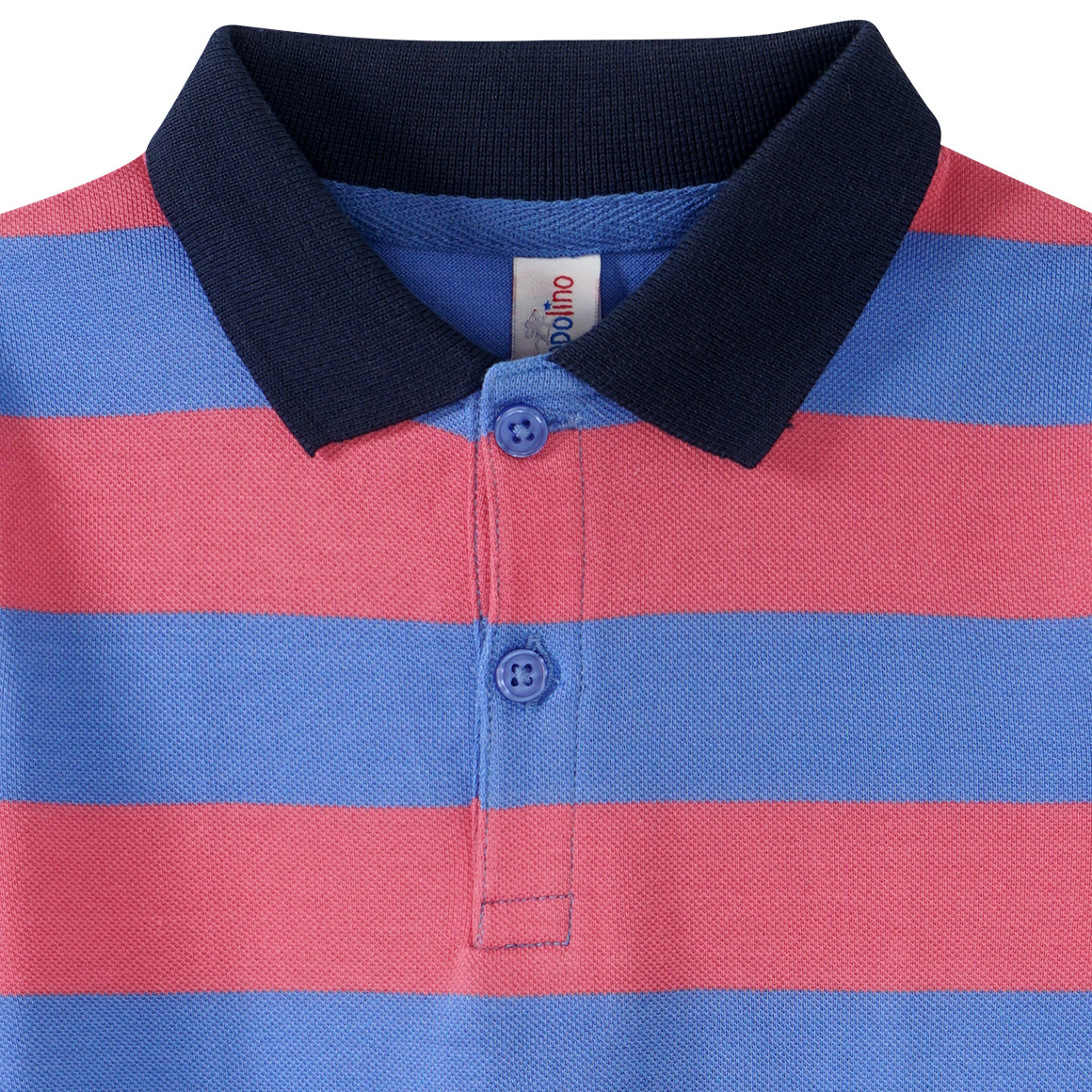Topolino Jungen Poloshirt mit Streifen blau / rot