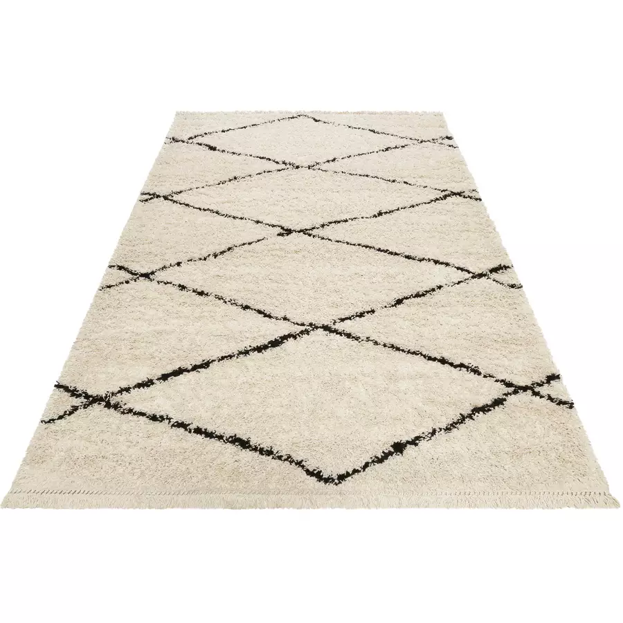 Wecon home Hochflorteppich STUDIO one creme beige