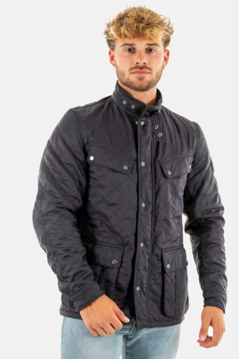 blousons et vestes barbour intl tourer ariel polarquilt ny91 navy