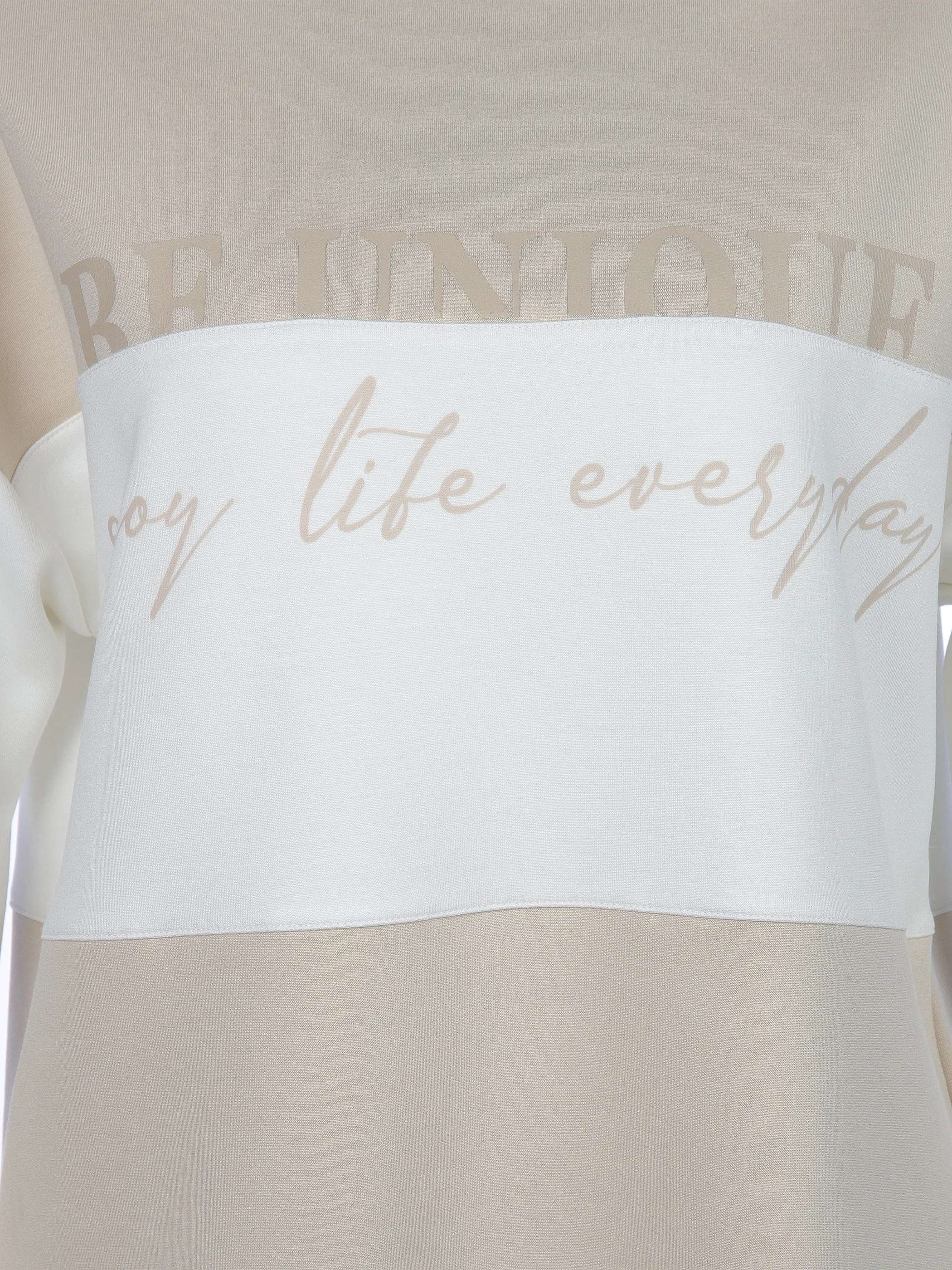 Damen Sweatshirt mit Colorblocking