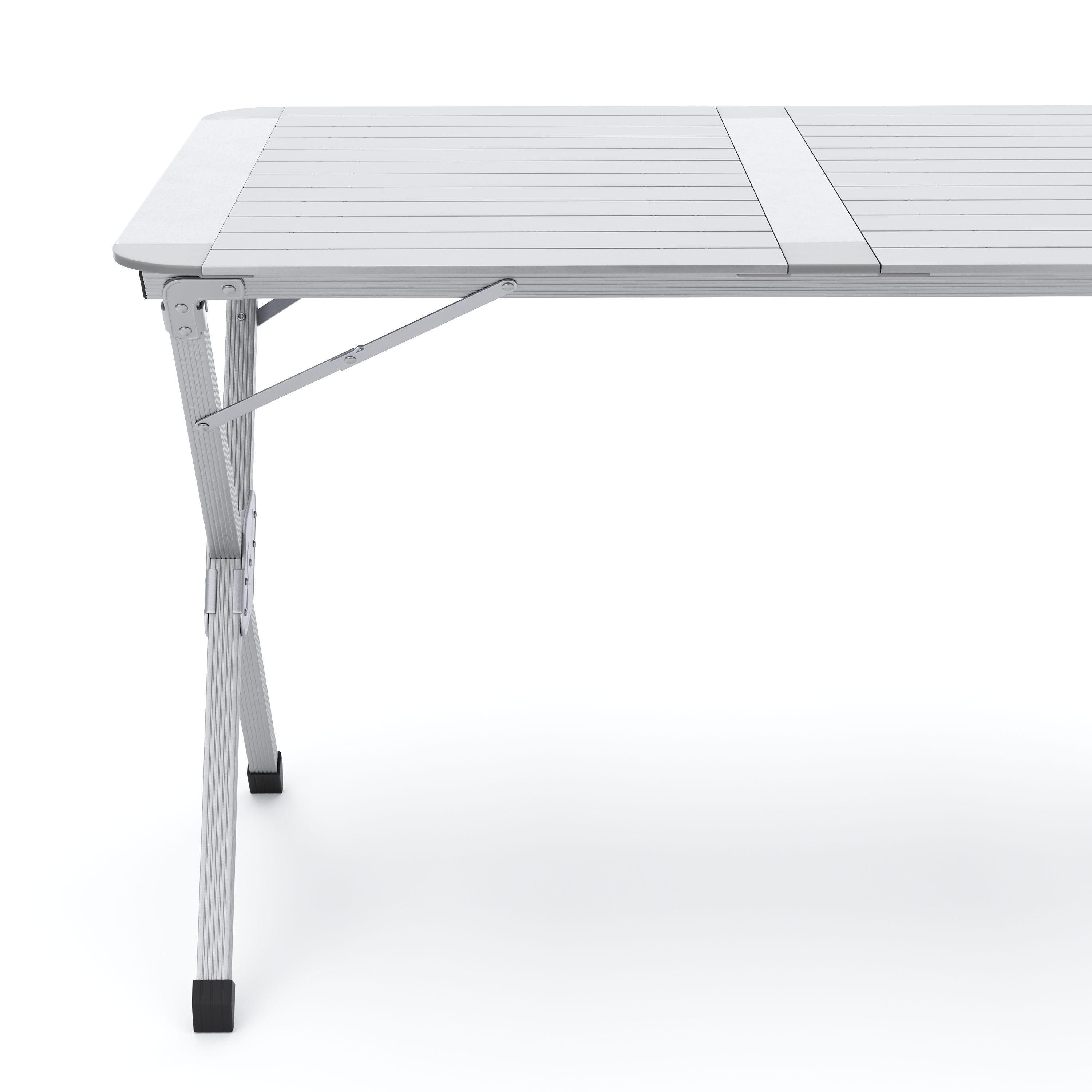 Campingtisch klappbar 106 x 70 cm silber