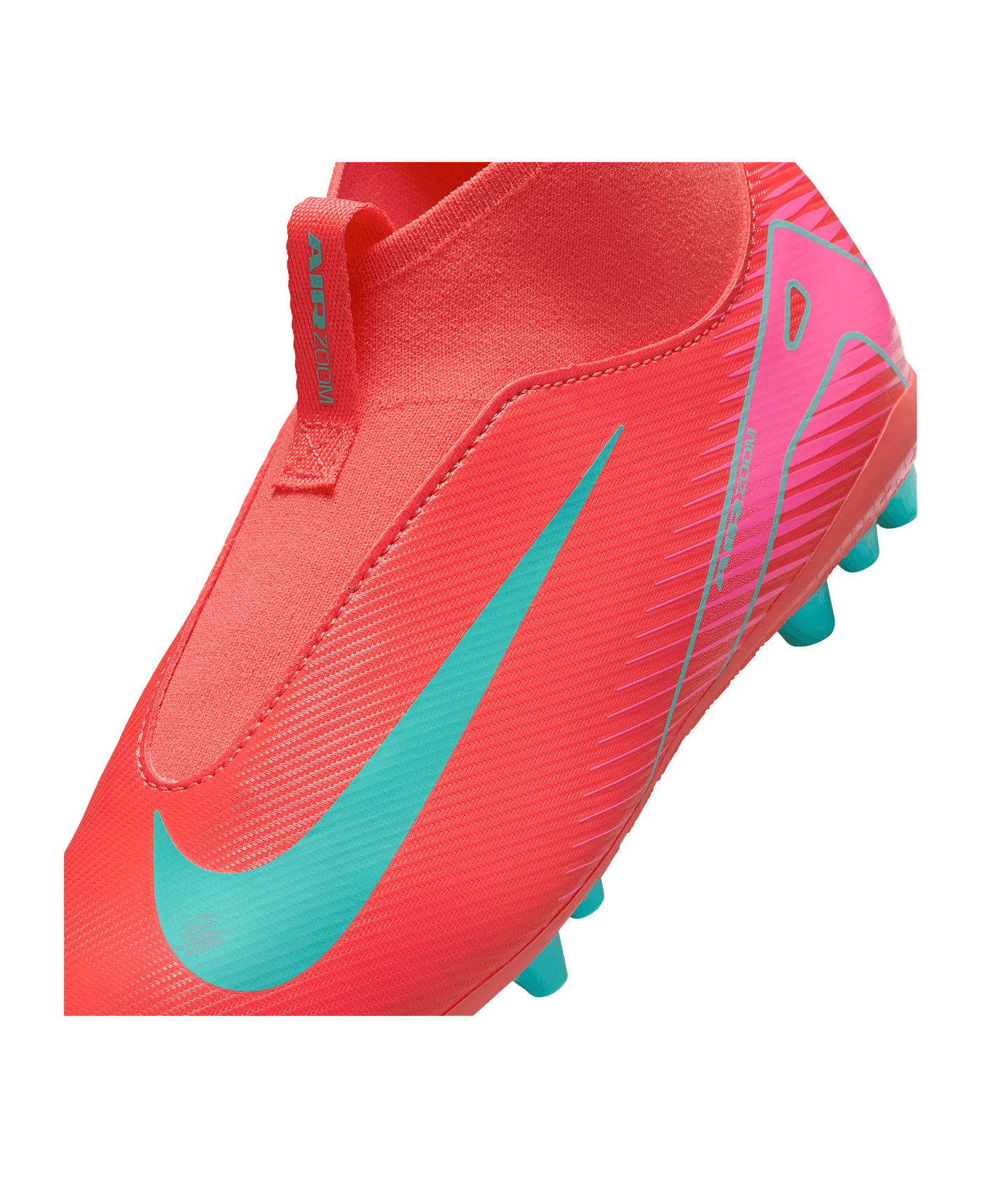 Nike Jr Air Zoom Mercurial Superfly X Academy AG Mad Energy Kids Rot F800