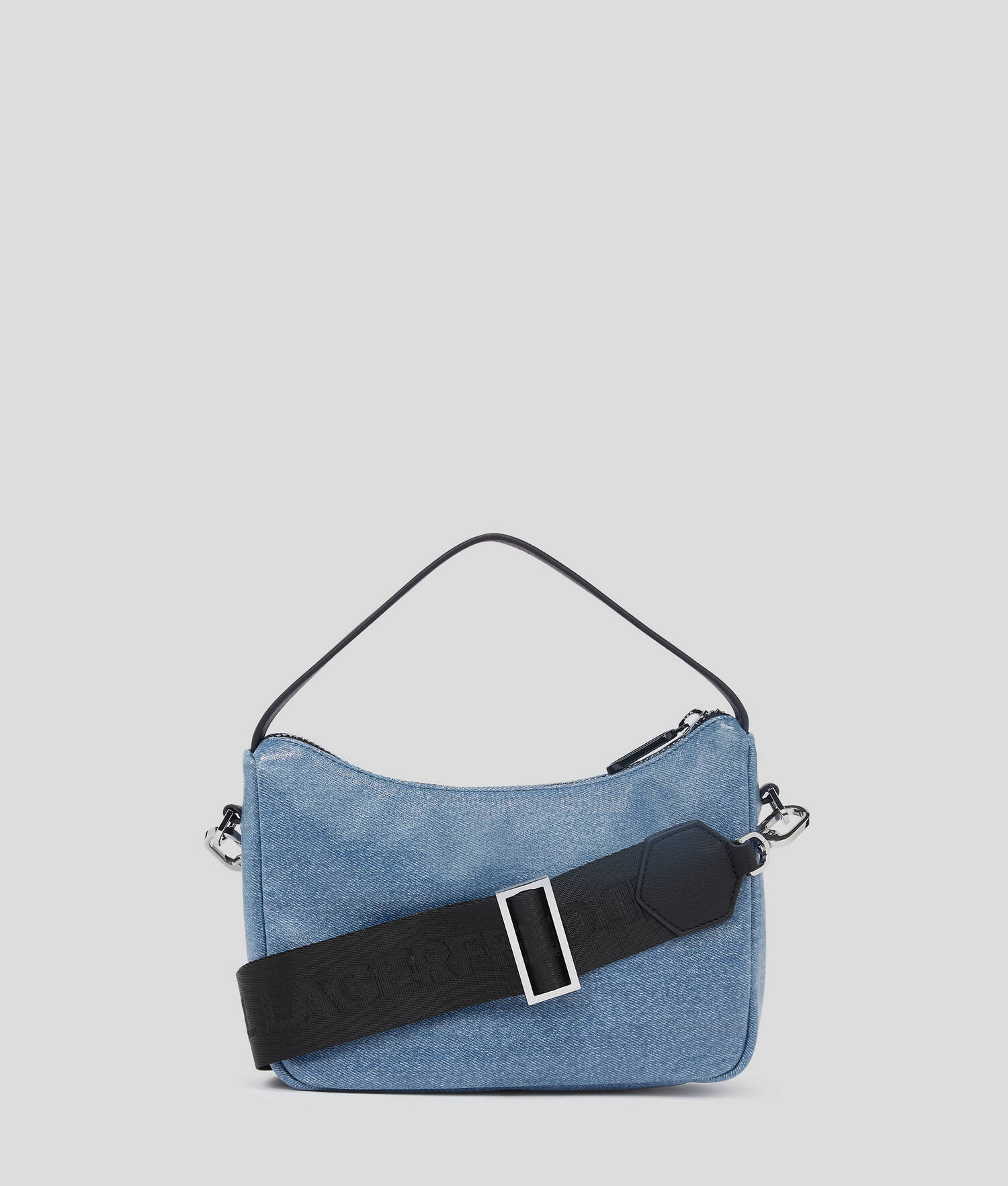 MINI SAC BESACE AVEC LOGO ENCADRÉ KLJ - Bleu enduit