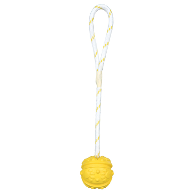Trixie Ball am Seil schwimmt