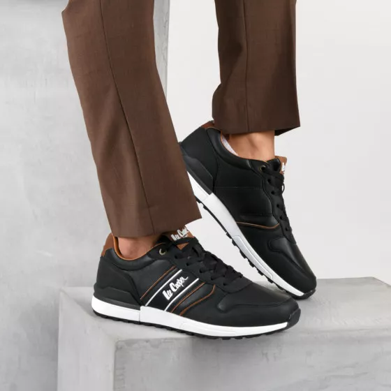 Baskets NOIR LEE COOPER