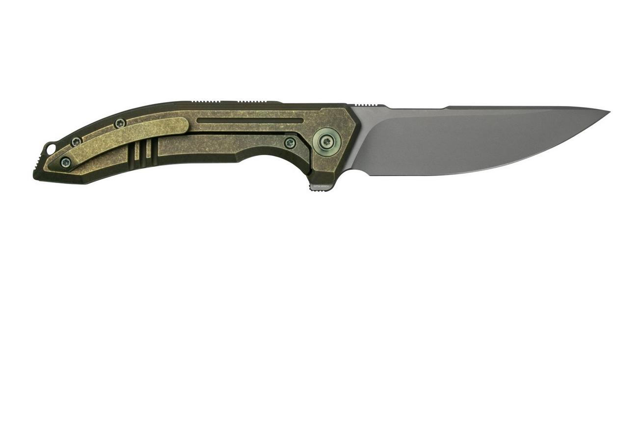 WE Knife Quixotic WE21016-4, Green Titanium zakmes