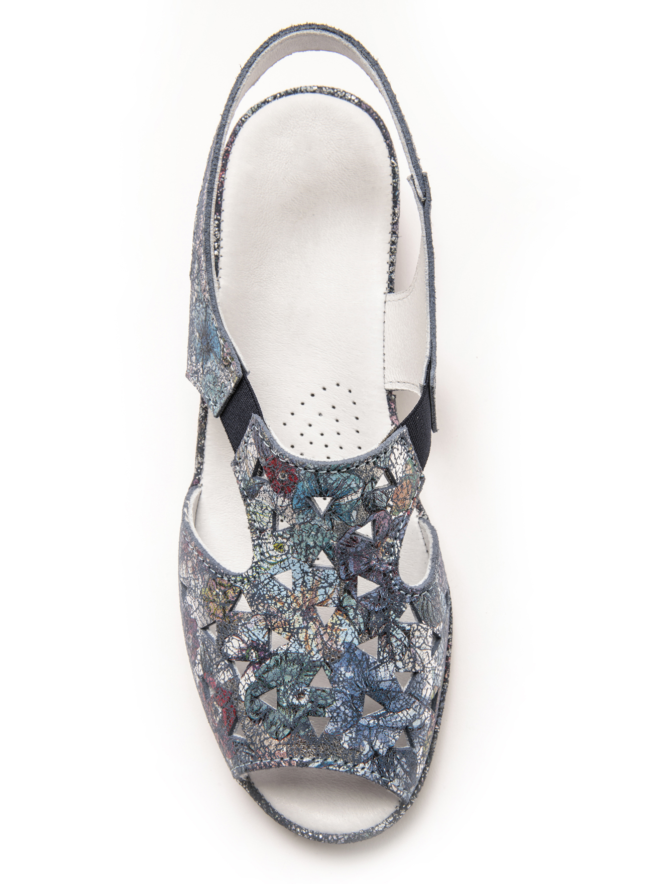 Sandales cuir, à aérosemelle®