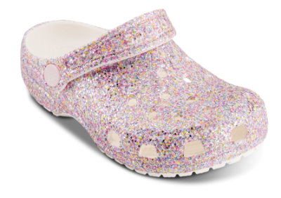 Crocs Classic Fantasy Glitter Clog Sølv 212561 (28-38)
