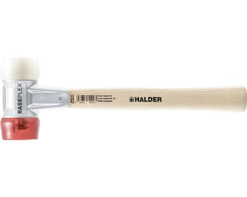 HALDER Baseplex zachte hamer Ø 30 mm, houten steel