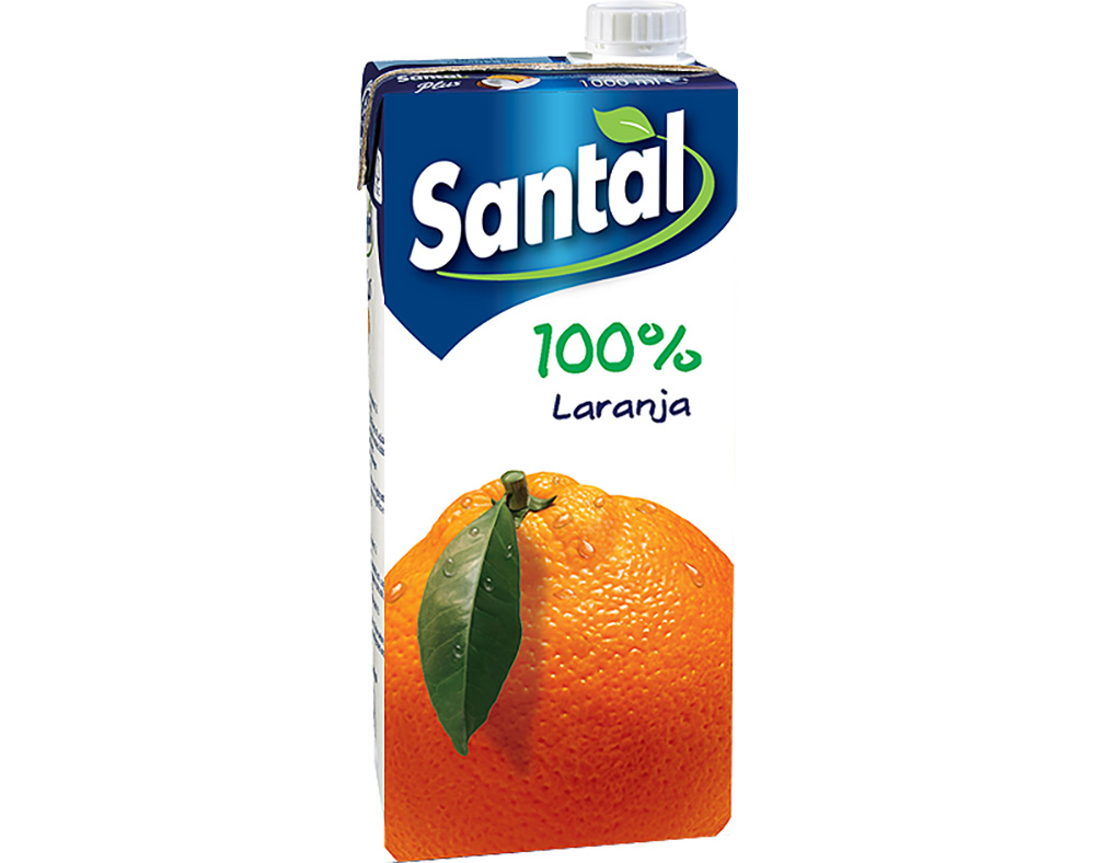 SUMO SANTAL 100% LARANJA 1L