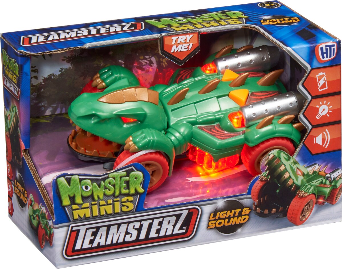 Teamsterz - Monster Minis Dino Med Lys Og Lyd