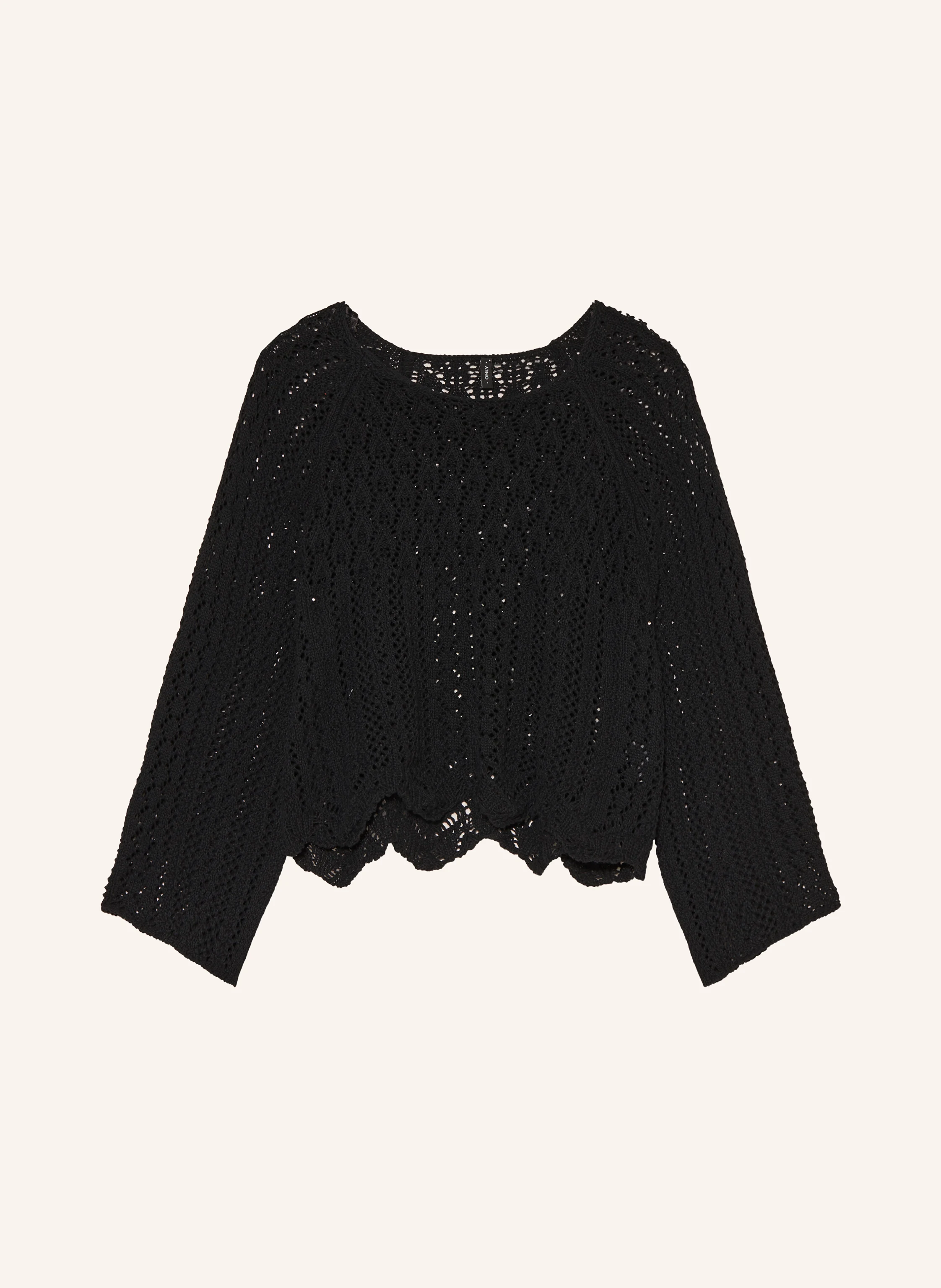 ONLY Cropped-Pullover mit 3/4-Arm