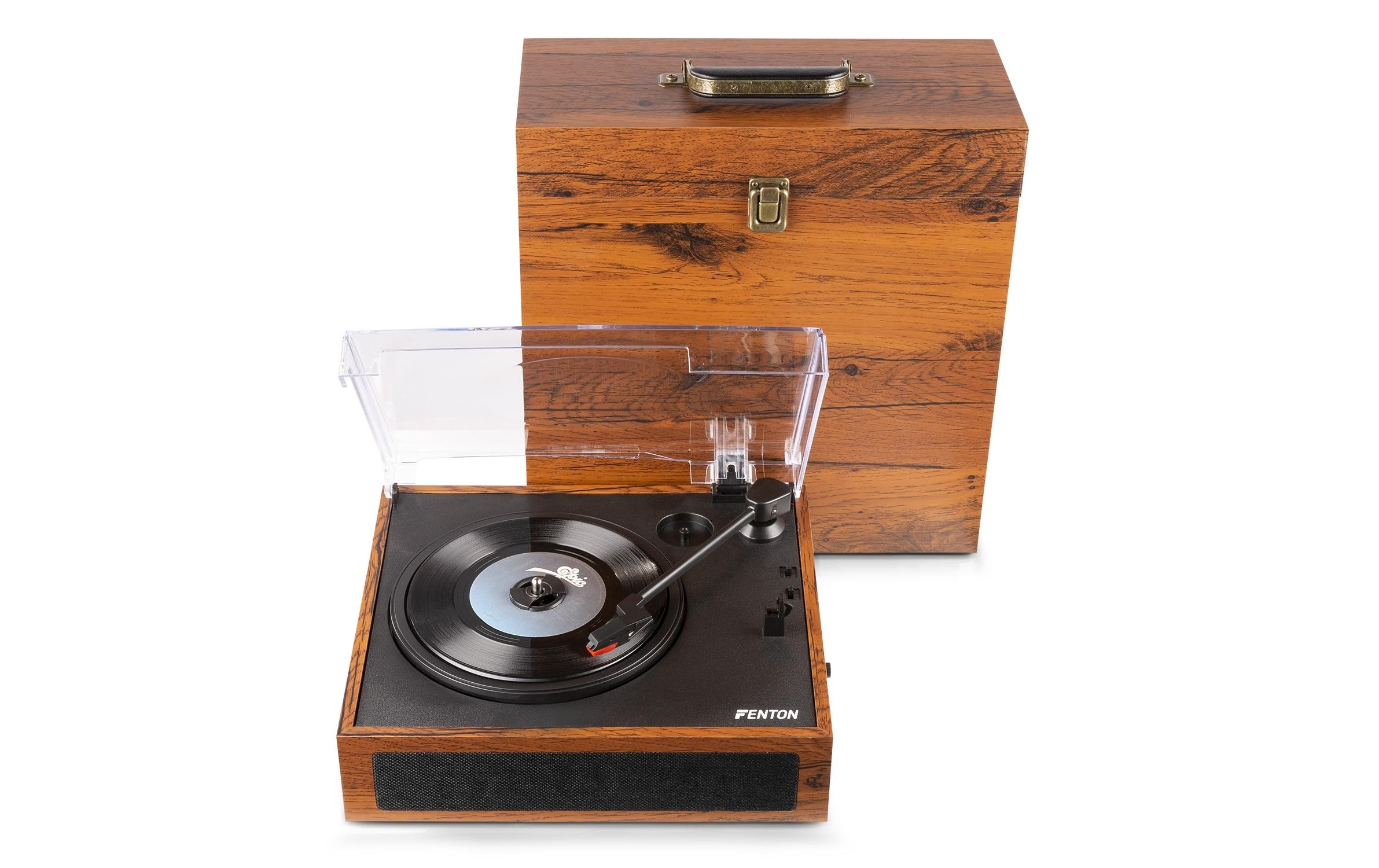 Plattenspieler mit Bluetooth RP170L Braun<br>Retro Plattenspieler mit Bluetooth