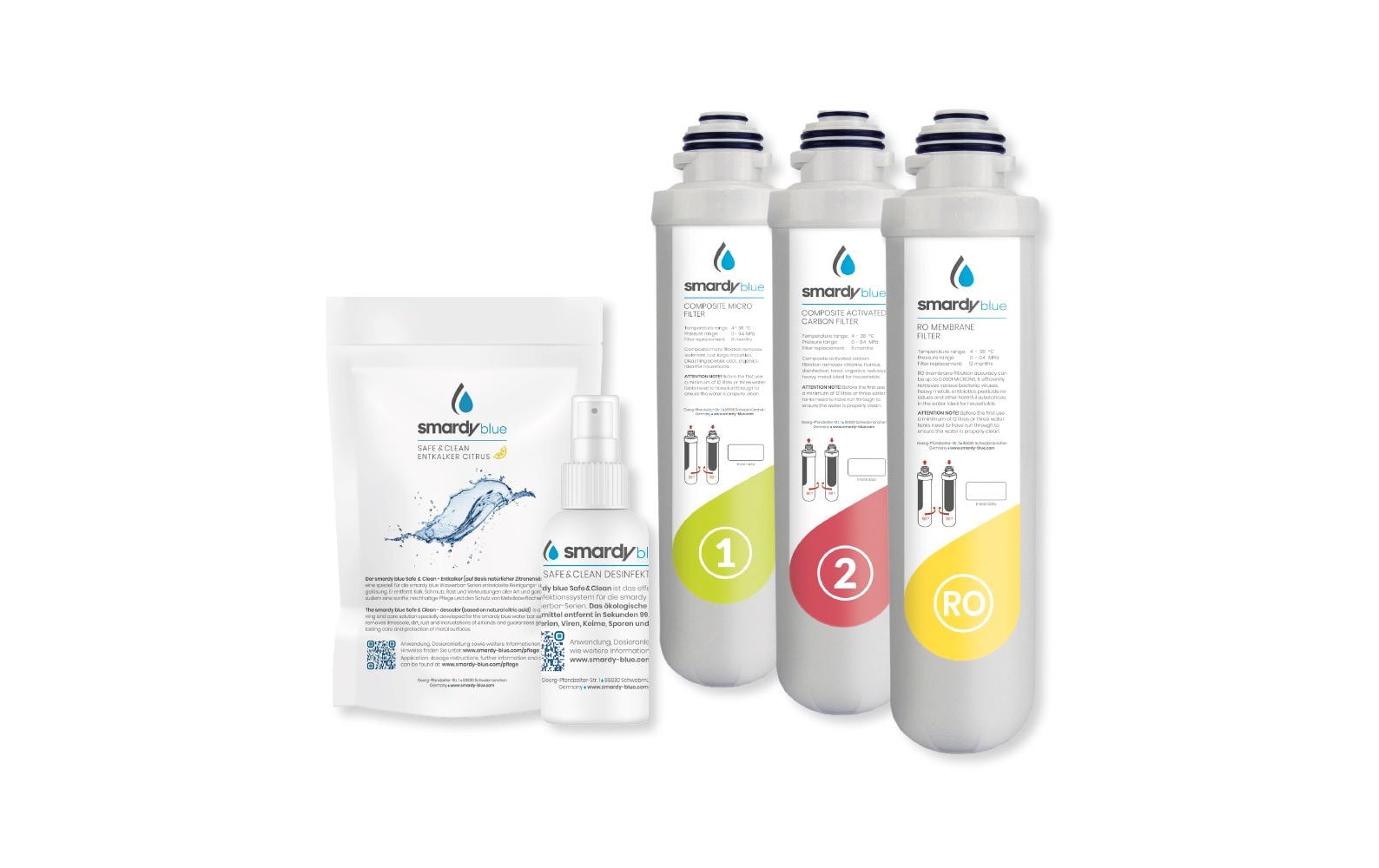 Kartusche Service-Set 2 für Wasserbar miran<br>Filterset für Wasserbar miran