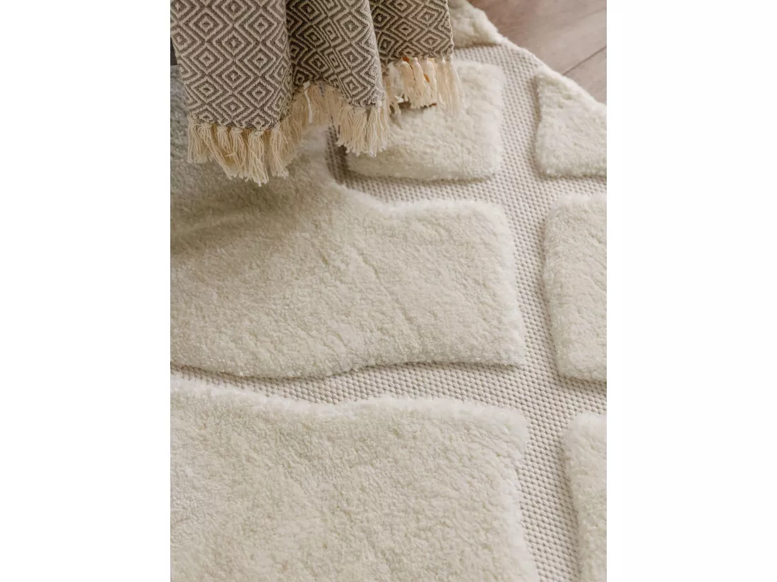 Tapis Elvy Crème 120x170 cm
