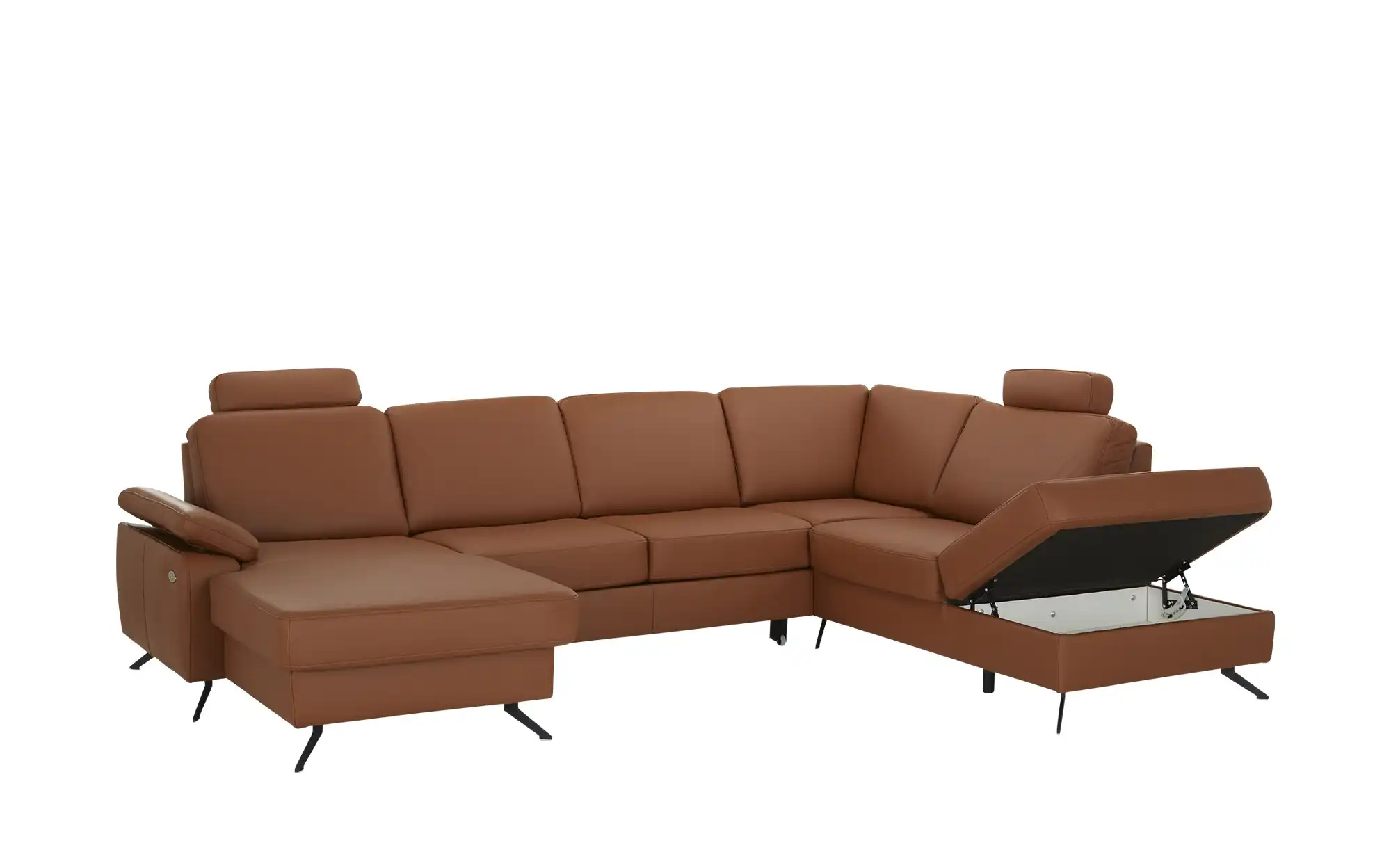 meinSofa Wohnlandschaft mit Sitz- und Rückenbezug aus Leder Kathi