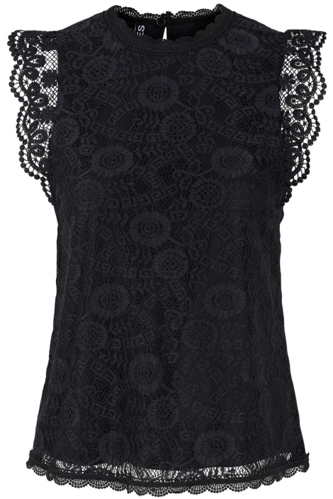Pieces zwarte dames top