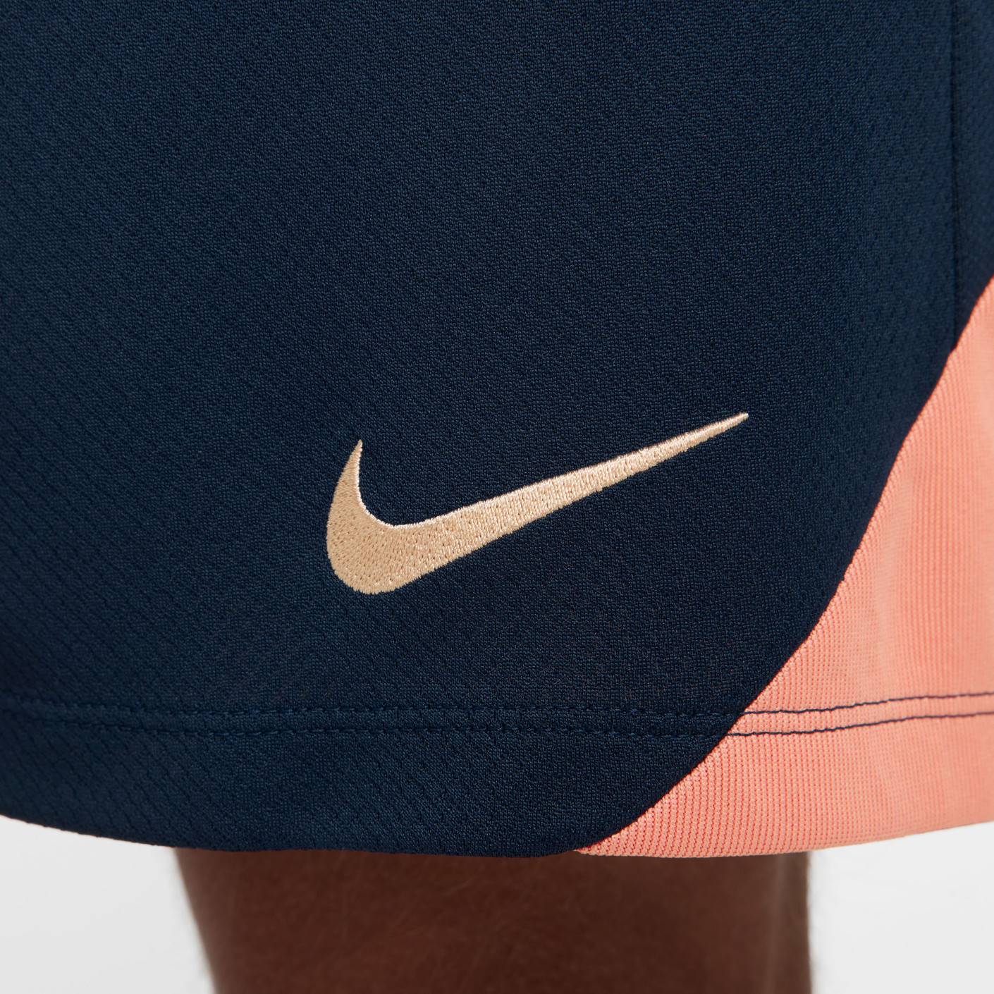 Nike Chelsea Strike Trainingsbroekje 2024-2025 Donkerblauw Lichtroze Goud