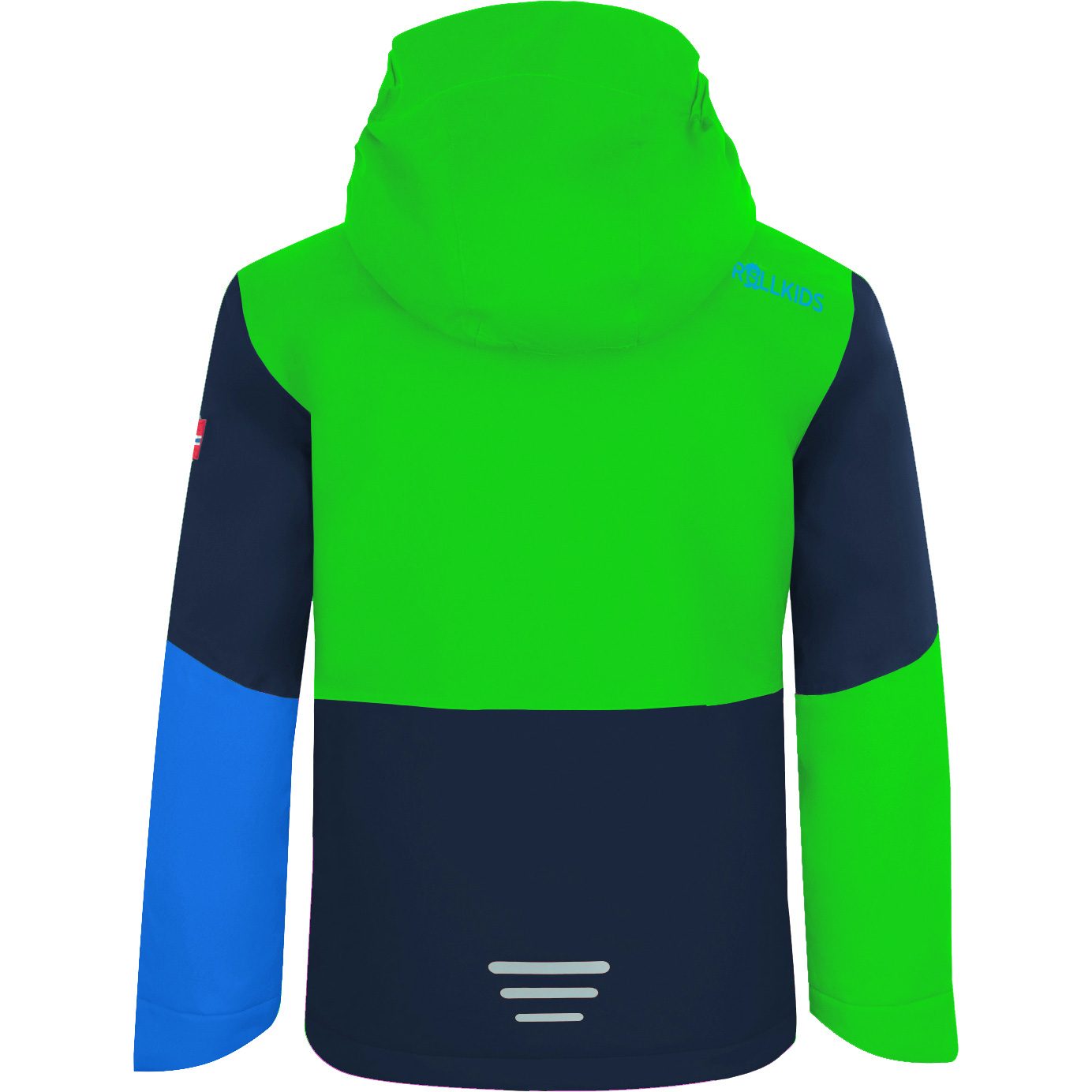 Trollkids Hallingdal Skijacke Kinder bright green