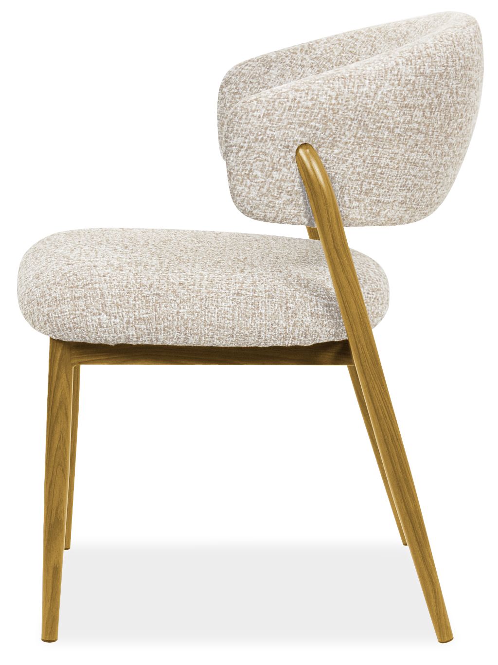Eetkamerstoel Beige Naturel Asento B57 x D62 x H80 cm