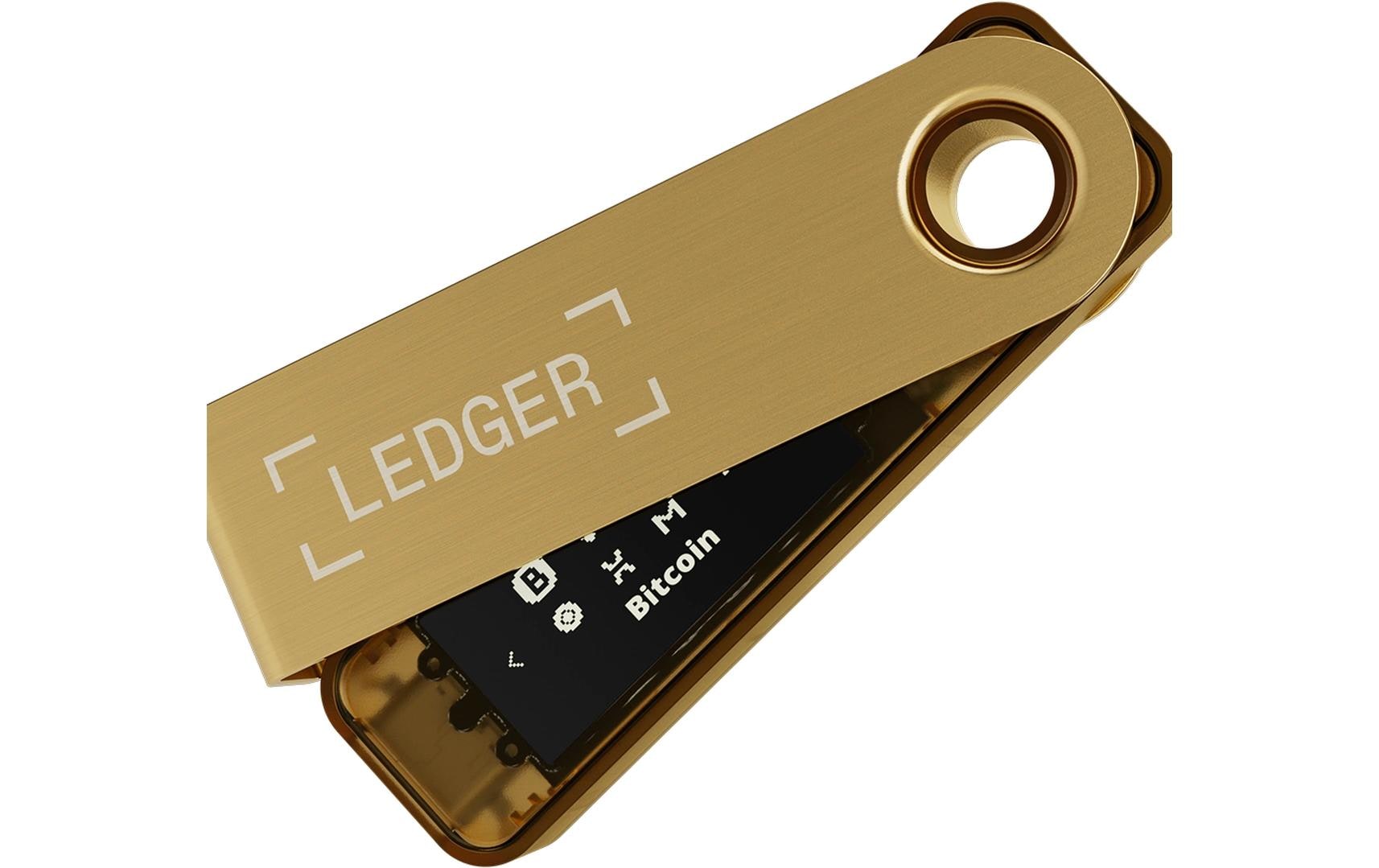 Nano S Plus GoldCrypto-Hardware-Wallet zum Kaufen, Verwalten und Vermehren digitaler Vermögenswerte