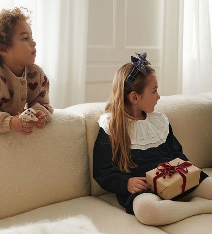 Wheat H?rb?nd - Alba - Navy Check