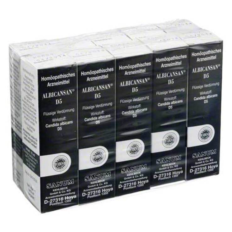 Albicansan D 5 Tropfen, 10X10 ml