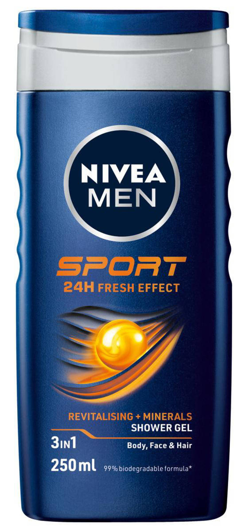 Sport douchegel - 6 x 250 ml - voordeelverpakking