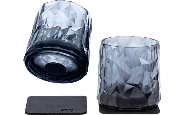silwy Tumbler Magnet-Kunststoffgläser 2er Set 250 ml
